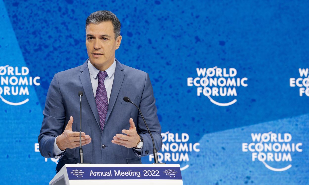 Pedro Sánchez en el Foro Mundial de Davos