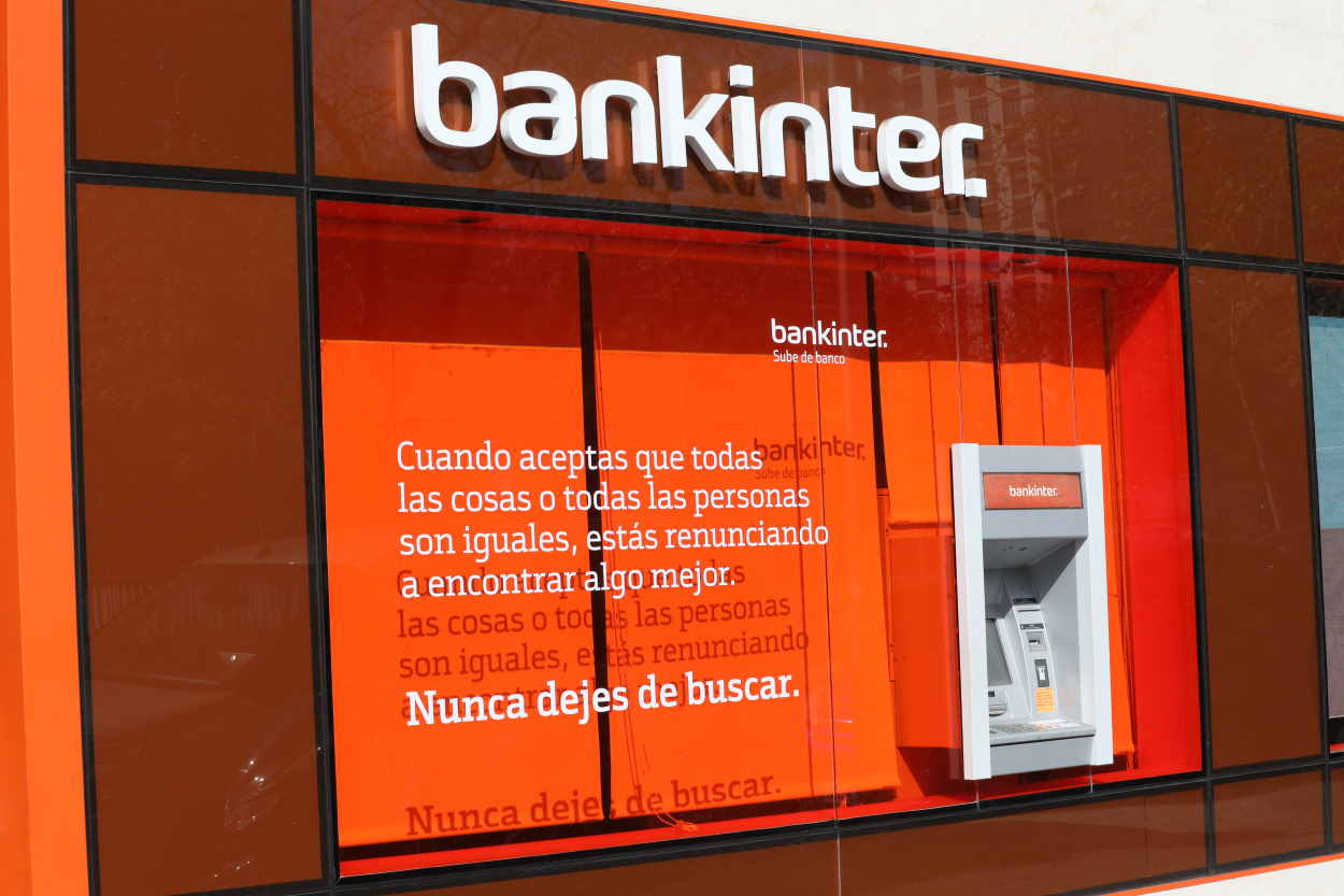 Una de las oficinas de Bankinter. EP