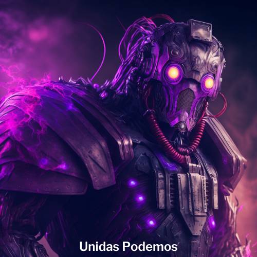 Unidas Podemos como supervillano generado por Inteligencia Artificial Unidas Podemos como supervillano generado por Inteligencia Artificial