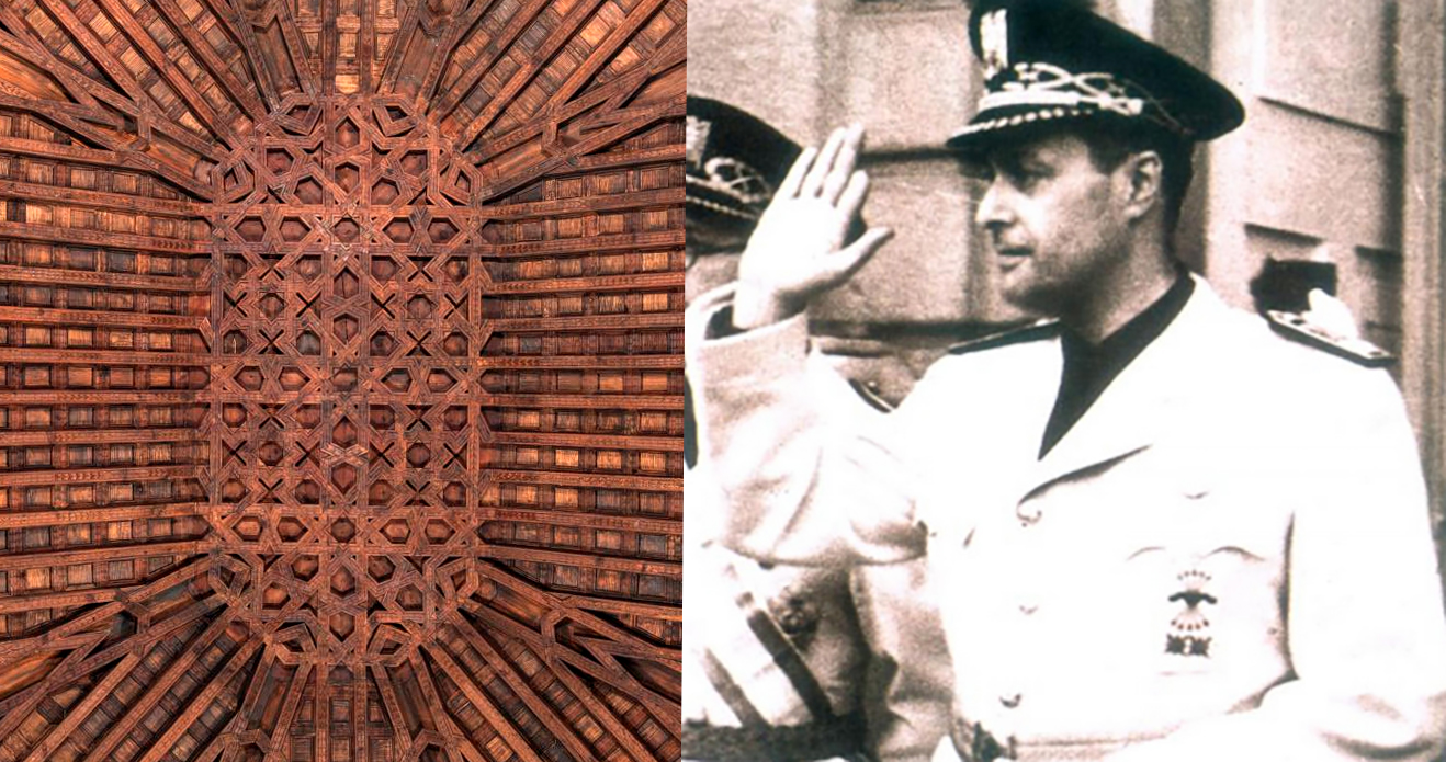 La historia de Canillejas está llena de tesoros como este artesonado mudéjar con más de 500 años historia, pero cuando se convirtió en distrito de Madrid hubo que ponerle el nombre del ministro Blas Pérez. La historia de Canillejas está llena de tesoros como este artesonado mudéjar con más de 500 años historia, pero cuando se convirtió en distrito de Madrid hubo que ponerle el nombre del ministro Blas Pérez.
