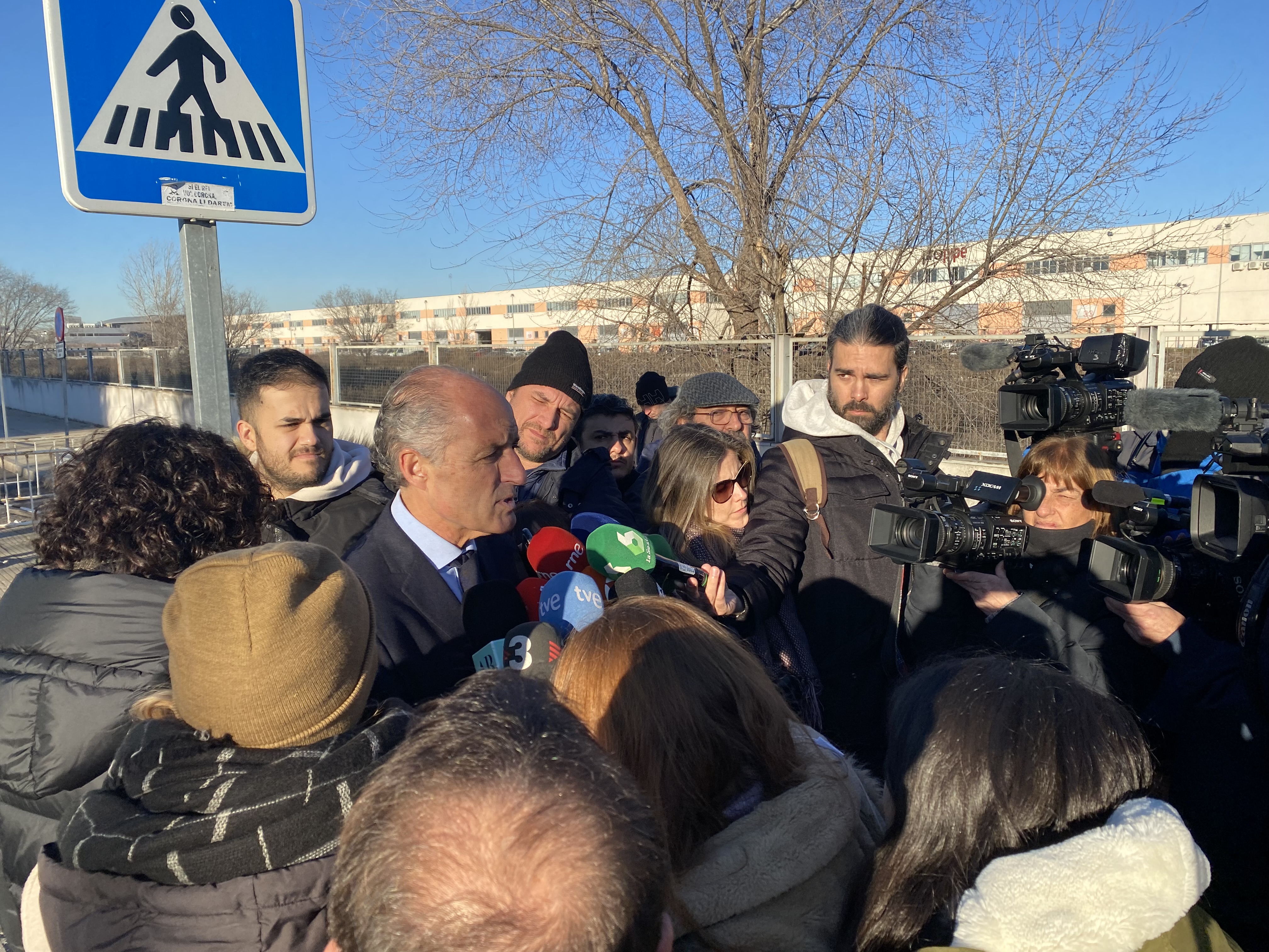 Francisco Camps a su llegada a la Audiencia Nacional.