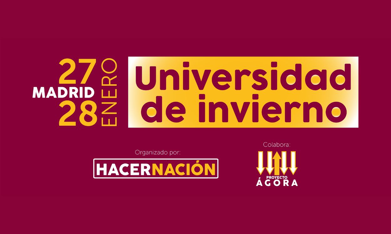 Imagen oficial de la 'Universidad de invierno' organizado por Hacer Nación. Redes sociales.