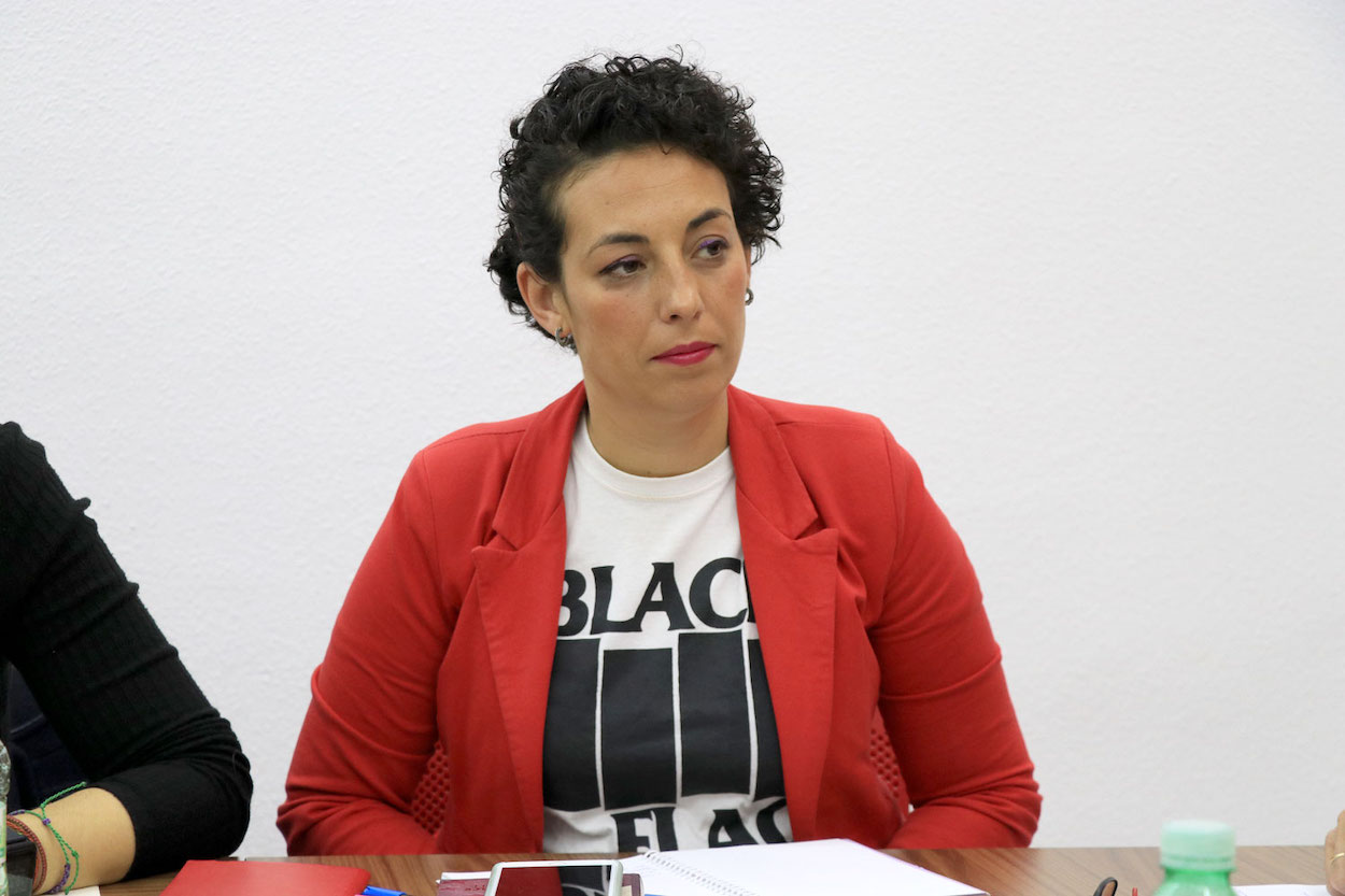 Mercedes Gámez, secretaria de Igualdad del PSOE de Andalucía.