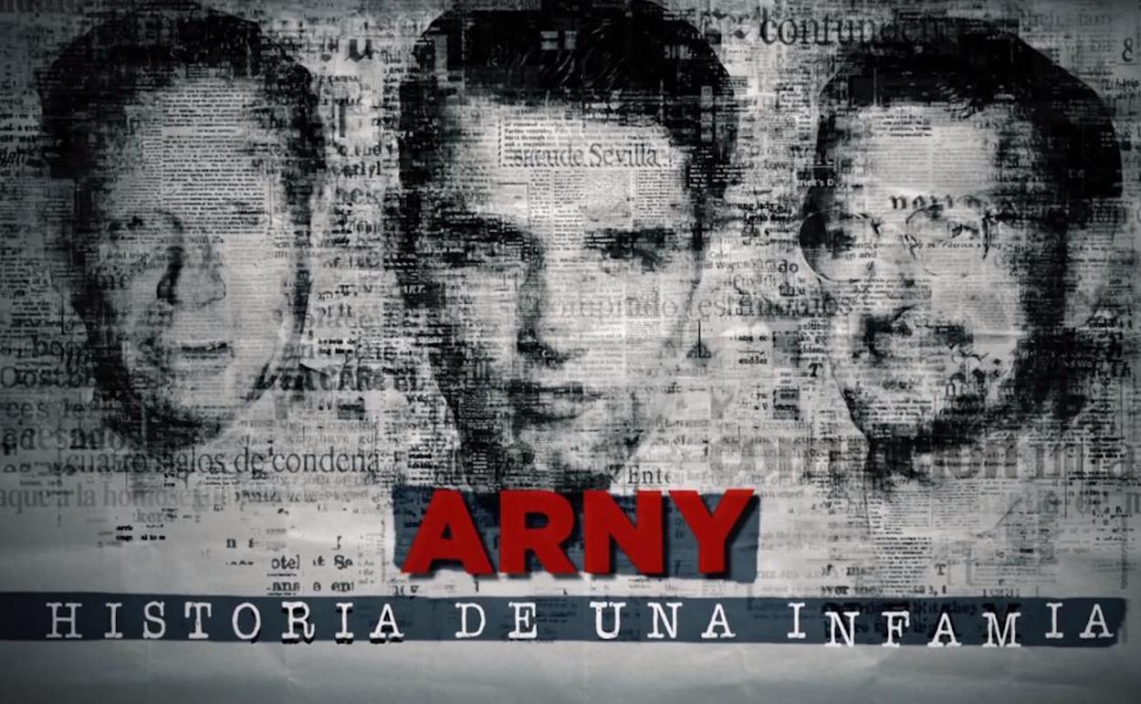 Carátula del documental de HBO 'Arny. Historia de una infamia'.