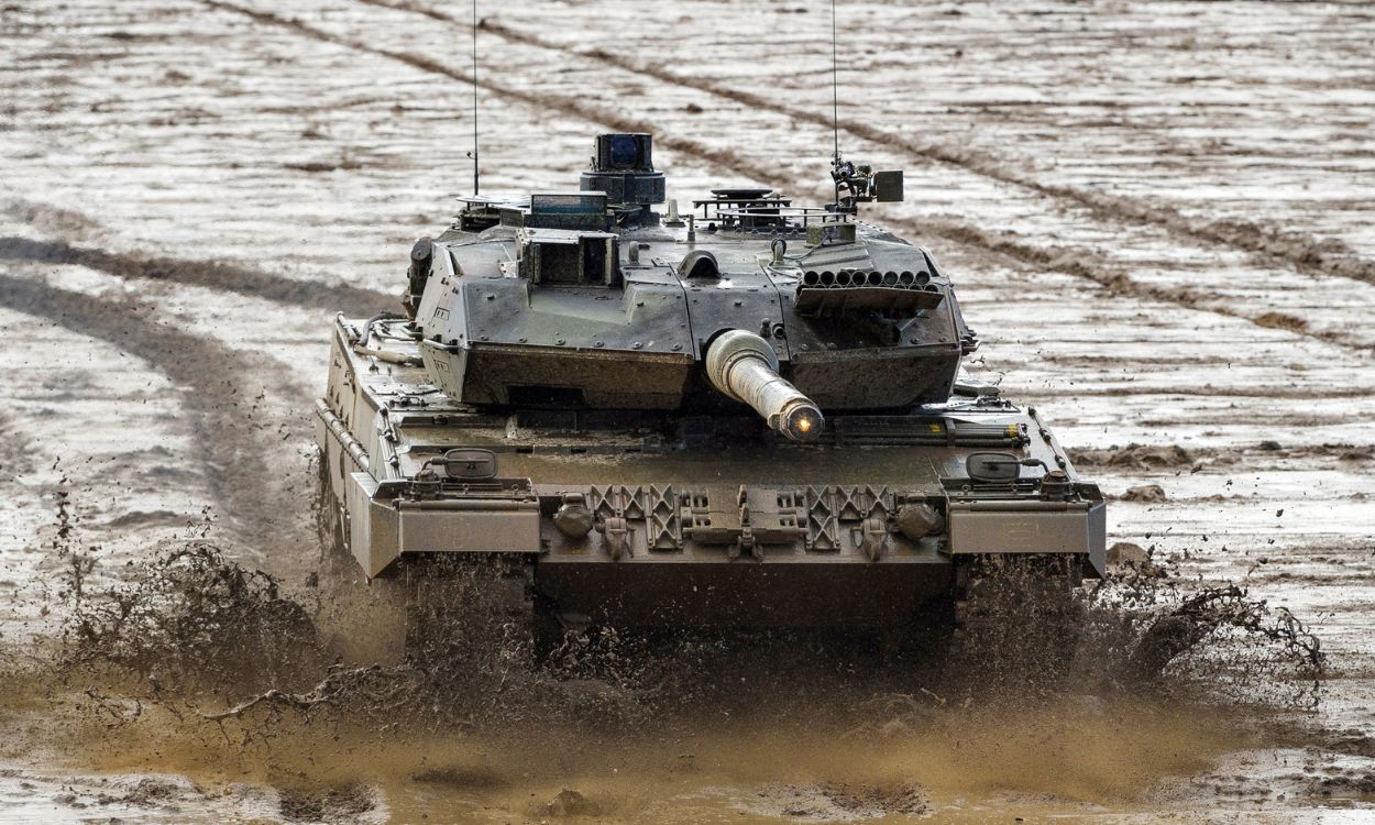 Tanque Leopard A6 alemán, mismo modelo que el 2E español