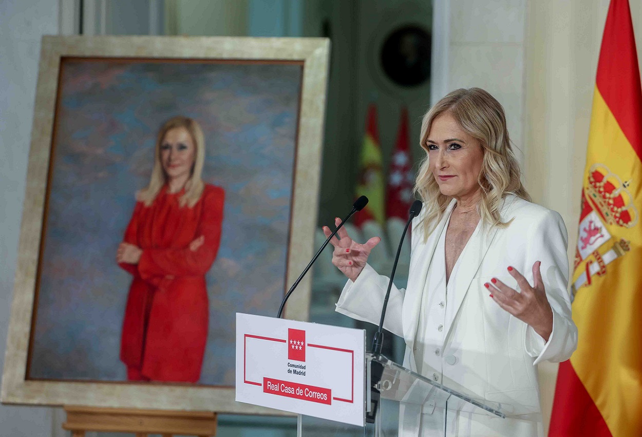 La expresidenta de la Comunidad de Madrid, Cristina Cifuentes. EP