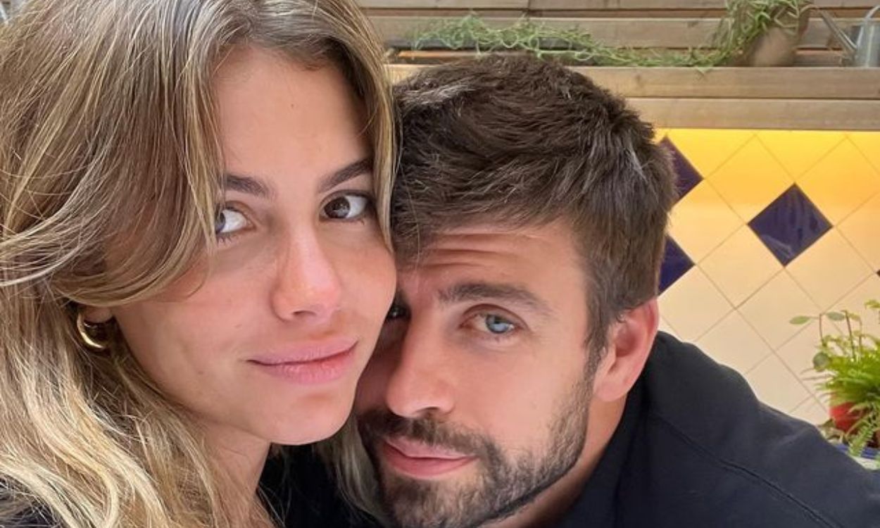 Clara Chía y Gerard Piqué, en su primera foto pública. Instagram