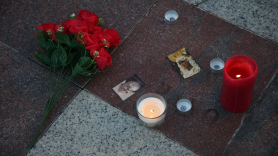 Emotivo minuto de silencio en Algeciras por el sacristán asesinado la pasada noche