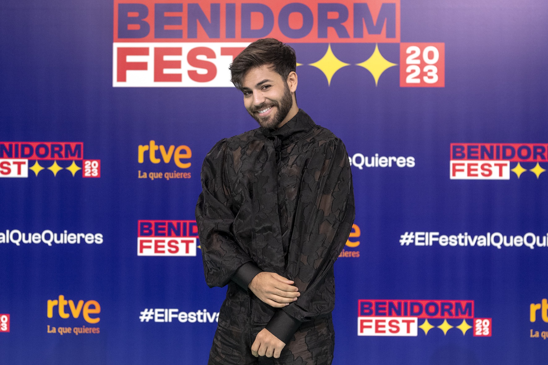 El concursante del Benidorm Fest 2023, Agoney. TVE.