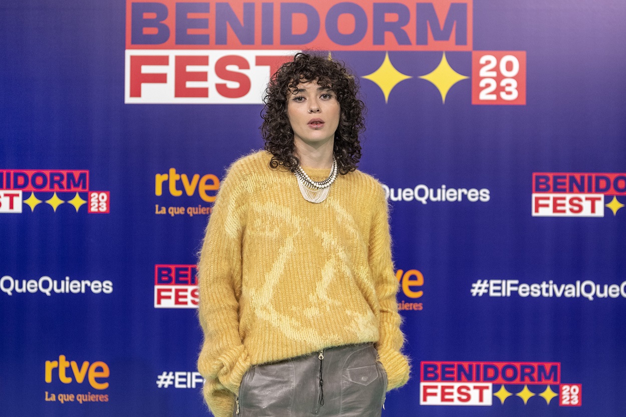 La concursante del Benidorm Fest 2023, Alice Wonder. TVE.