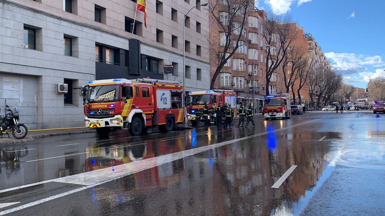 Inundación en Madrid por rotura de una tubería. Emergencias Madrid