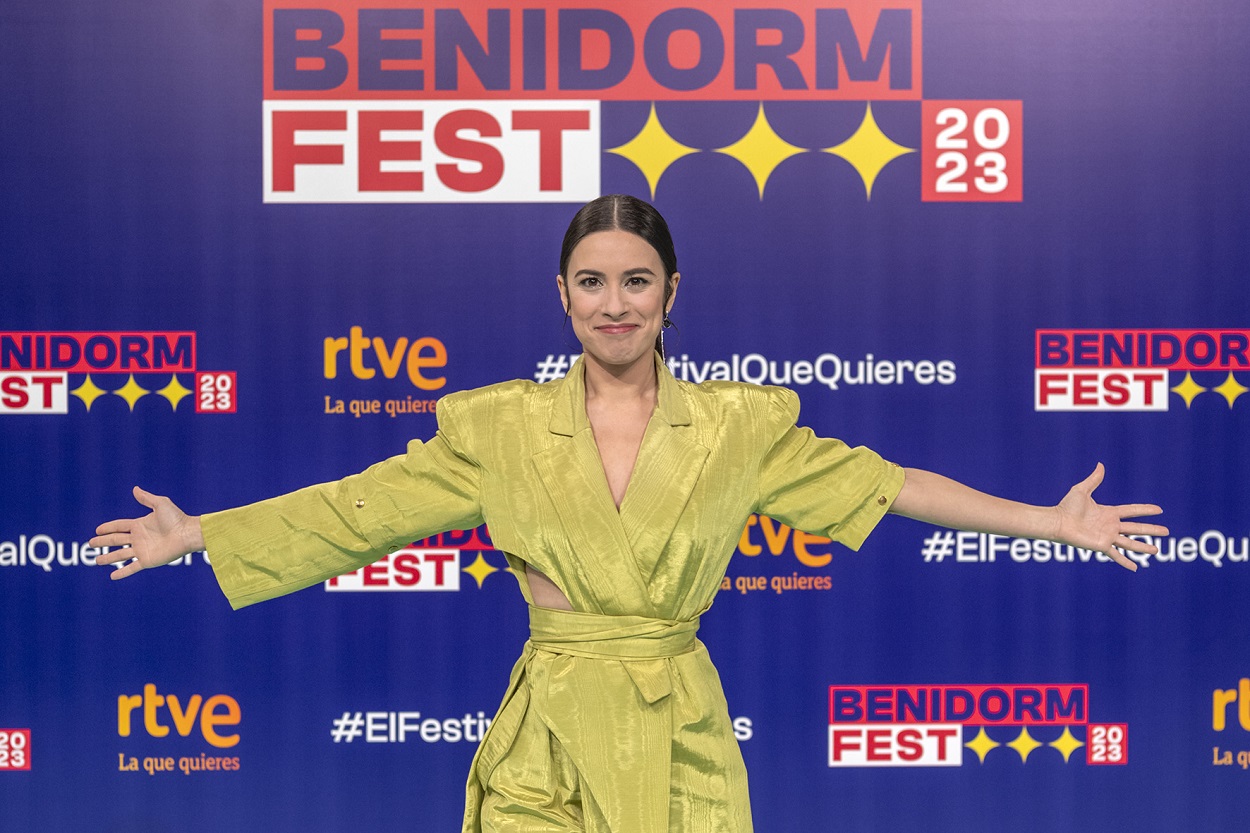 La concursante del Benidorm Fest, Blanca Paloma. TVE.