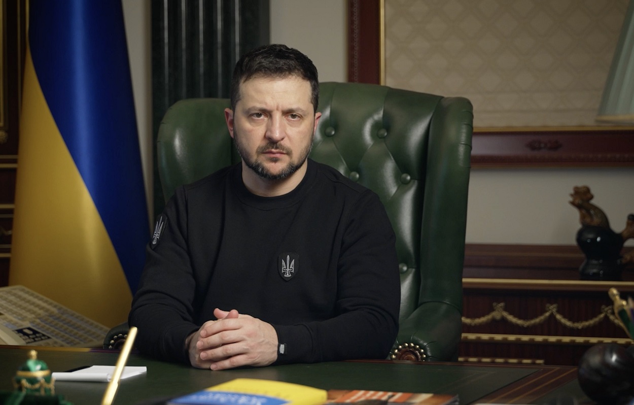 Volodimir Zelenski, presidente de Ucrania, en una imagen de archivo. EP.