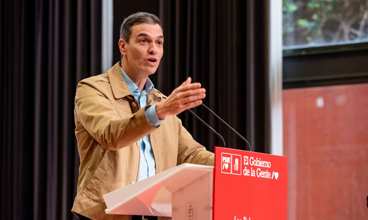 El presidente del Gobierno, Pedro Sánchez