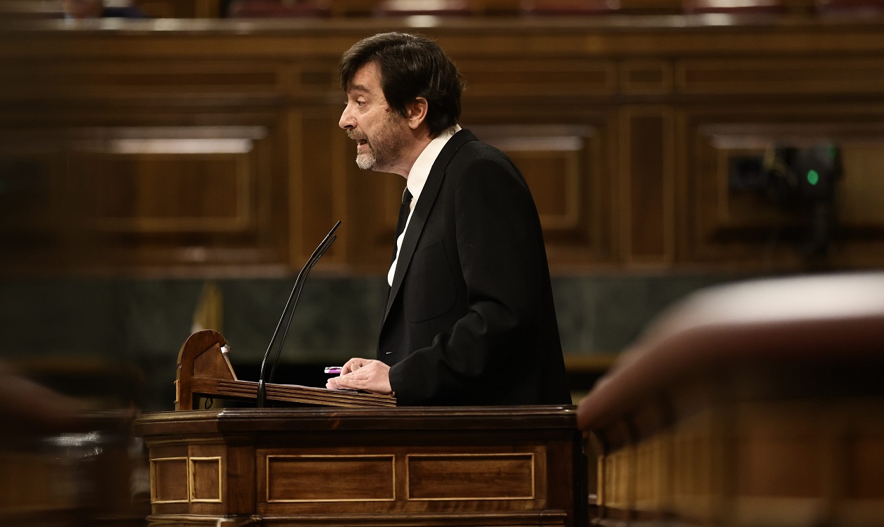 El secretario de Horizonte Republicano de Podemos y diputado de Unidas Podemos, Rafa Mayoral, en una imagen de archivo. EP.