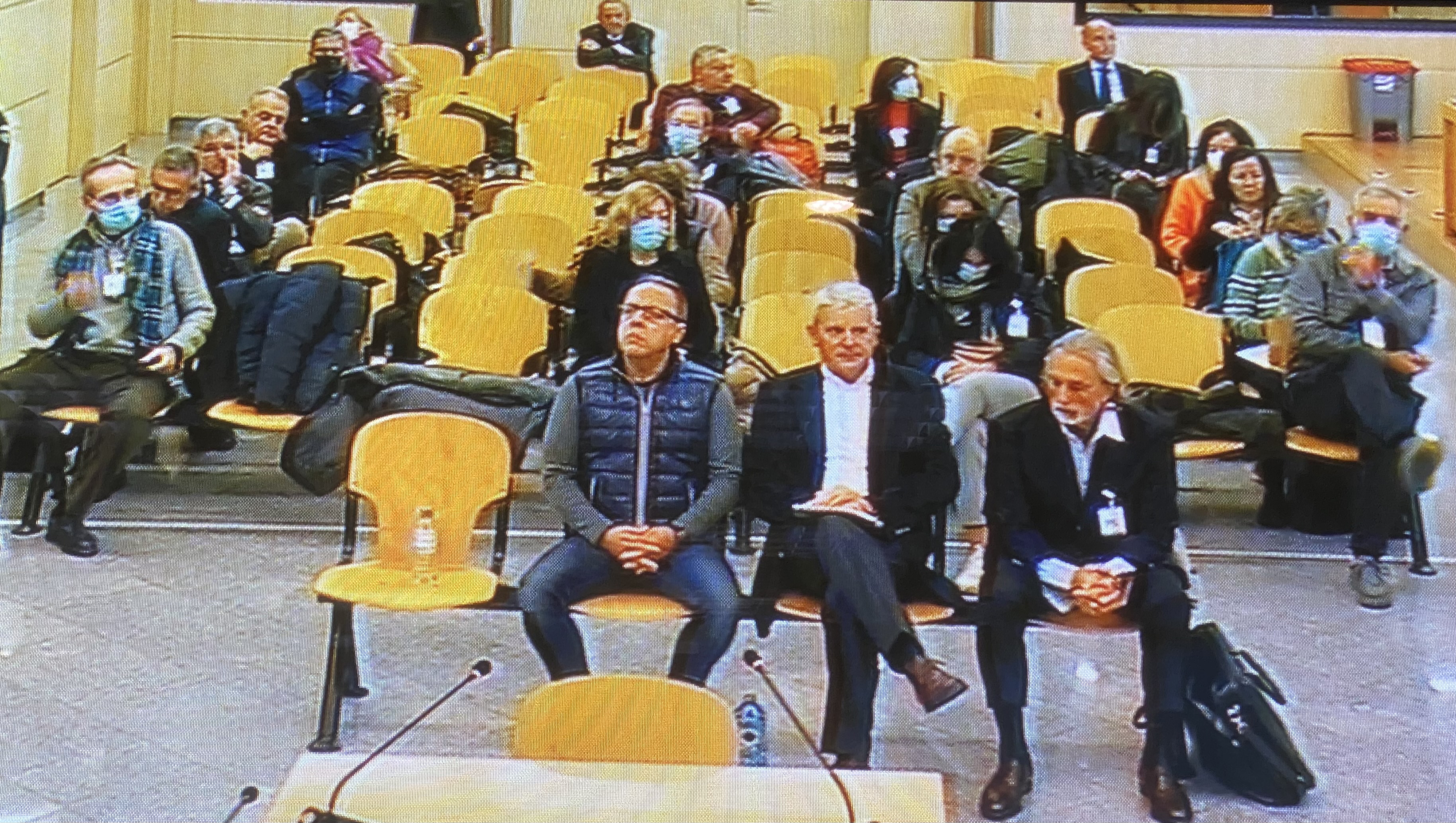 Imagen del juicio de la Gürtel que juzga a Francisco Camps.