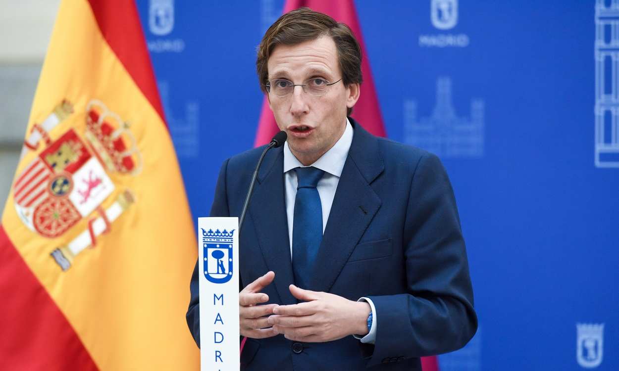 José Luis Martínez Almeida, alcalde de Madrid, tras el Pleno del Ayuntamiento. EP