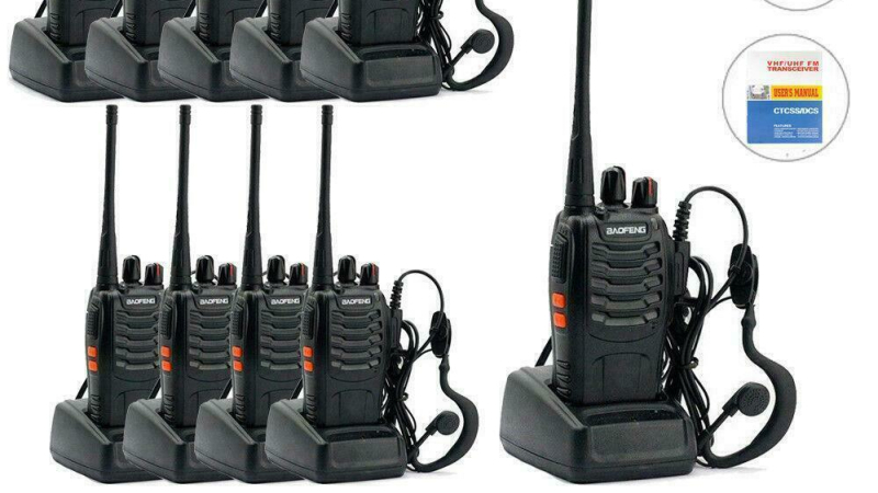 Una decena de walkie talkies