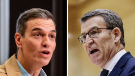 Pedro Sánchez y Alberto Núñez Feijóo. Elaboración propia