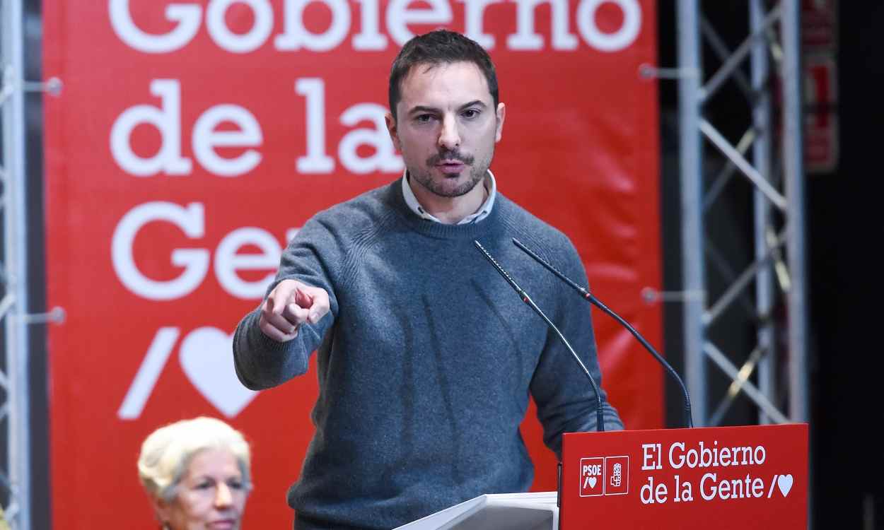 El secretario general del PSOE de Madrid, Juan Lobato. EP