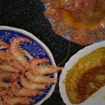 Entremeses variados y solomillo de ternera al horno