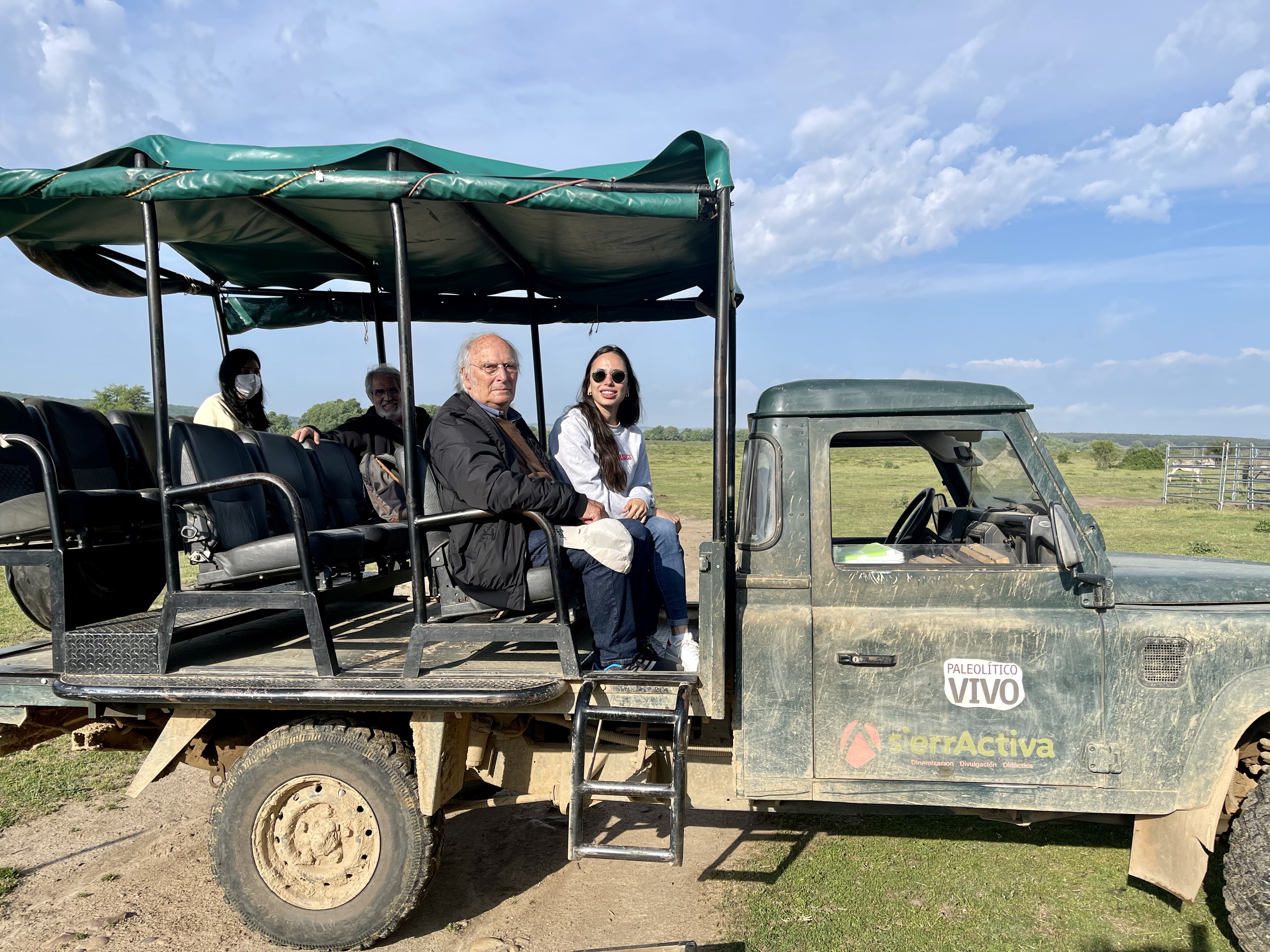 Carlos Saura con Anna Saura