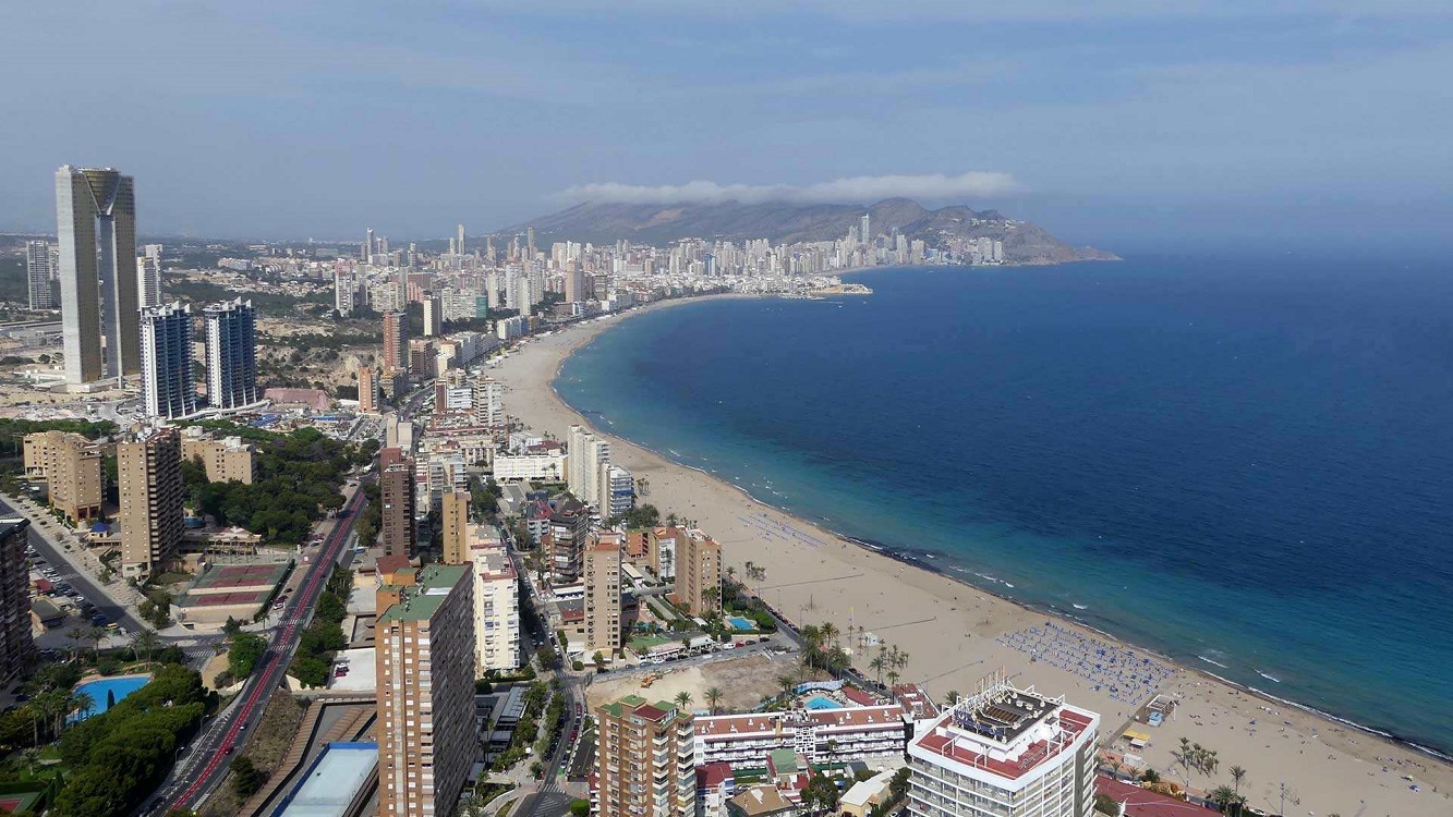 Imagen aérea de Benidorm. Ayuntamiento de Benidorm.