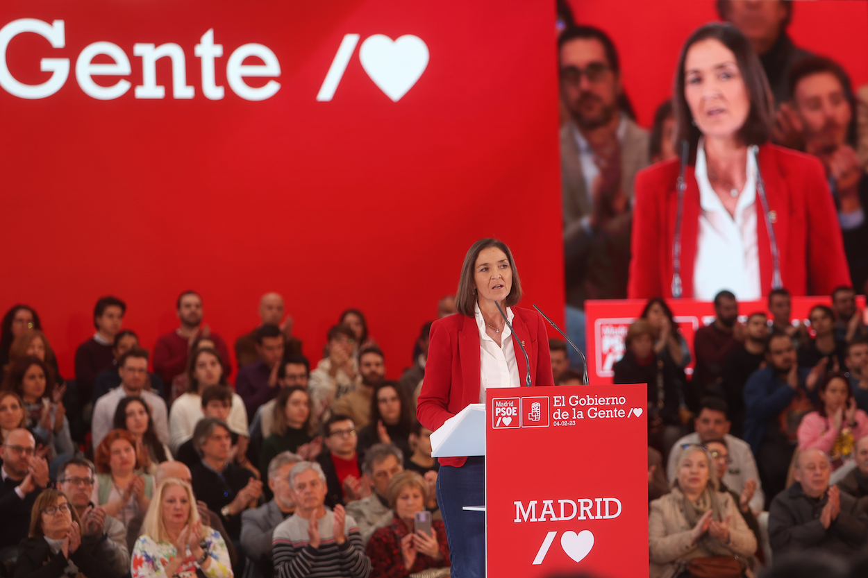 La ministra de Industria, Comercio y Turismo, Reyes Maroto. EP