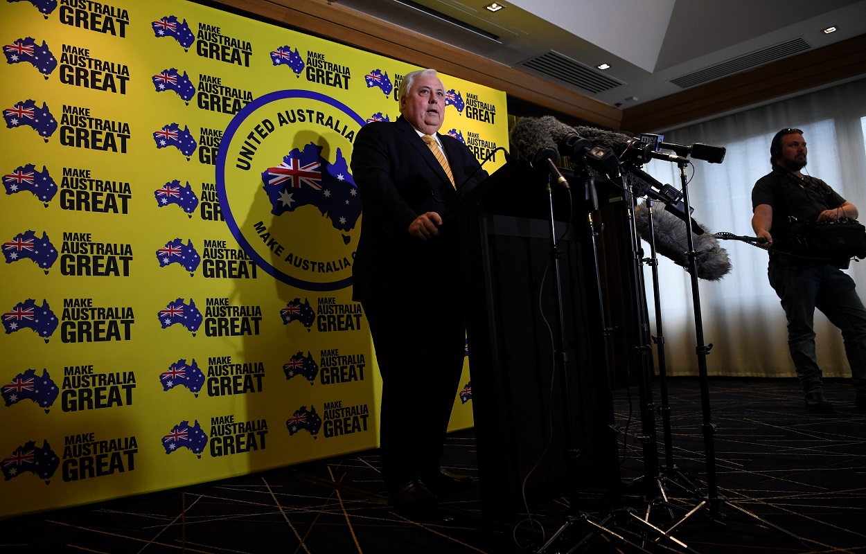 El magnate Clive Palmer