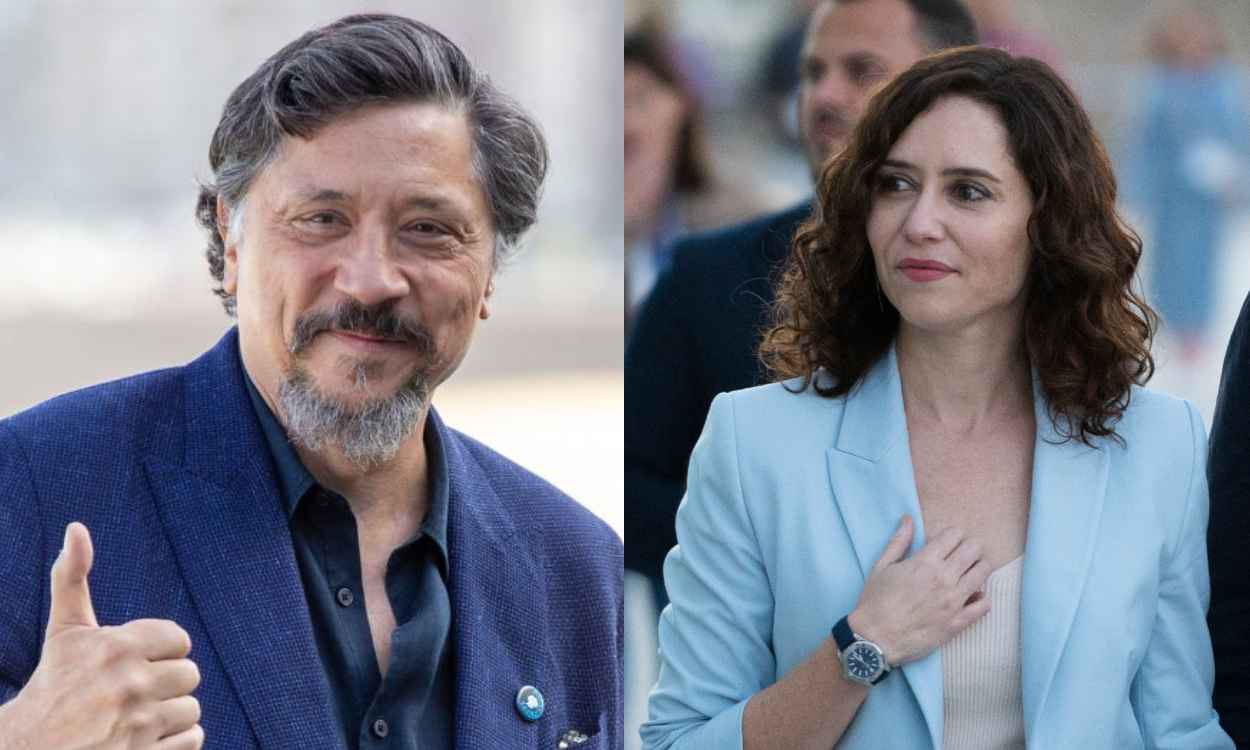 Carlos Bardem e Isabel Díaz Ayuso. Elaboración propia