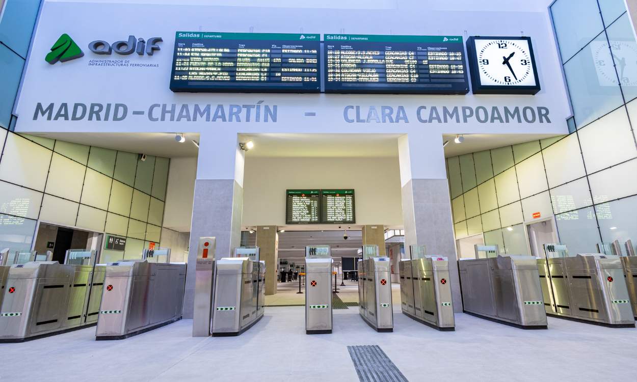 El nuevo vestíbulo subterráneo de la estación de Chamartín. Fuente Adif