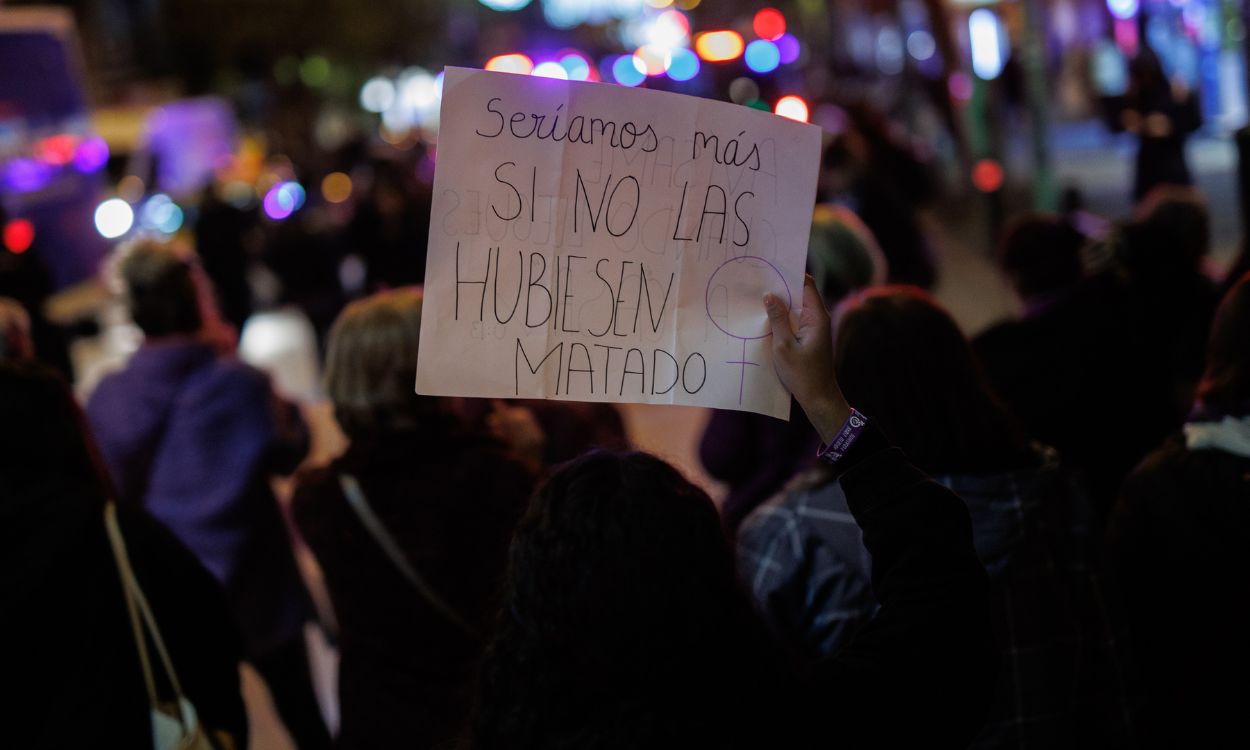 Manifestación contra las violencias machistas en el distrito de Vallecas. EP