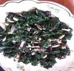Espinacas a la catalana y bacalao al pilpil con cachelos