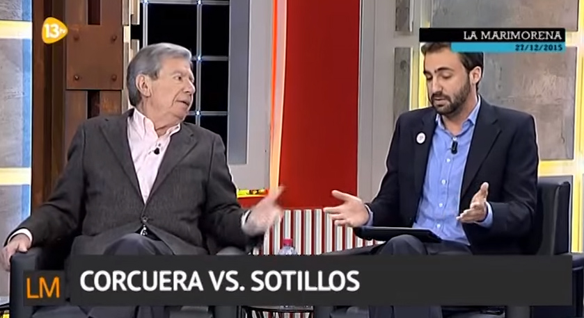 Corcuera, 'estrella' de 13Tv tras su rapapolvo a Alberto Sotillos
