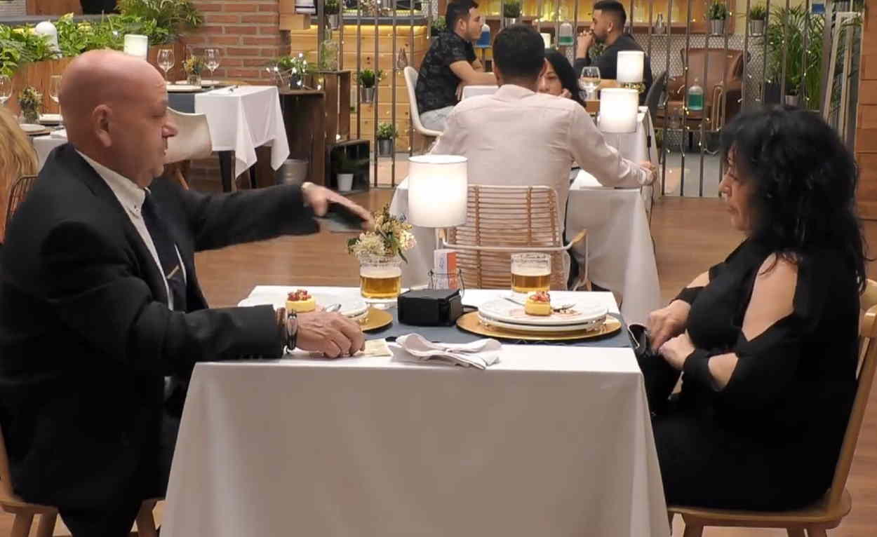 Toñi y Kike en First Dates. Cuatro