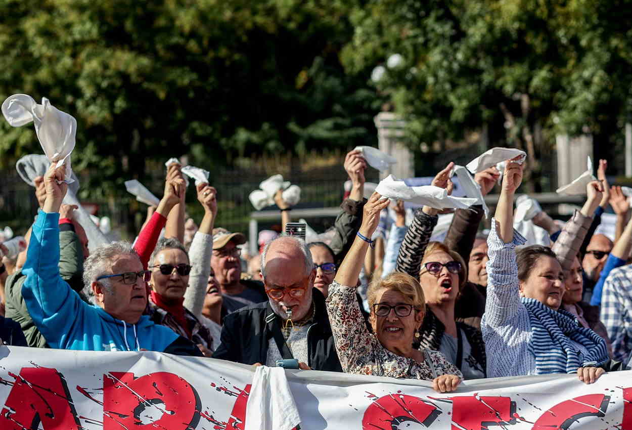 Manifestación en defenas de la sanidad pública en Madrid el pasado 13N. EP