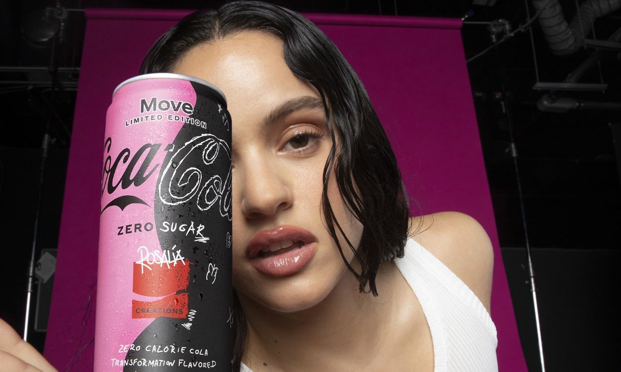 Rosalía, nueva imagen de la última campaña de Coca Cola. EP.