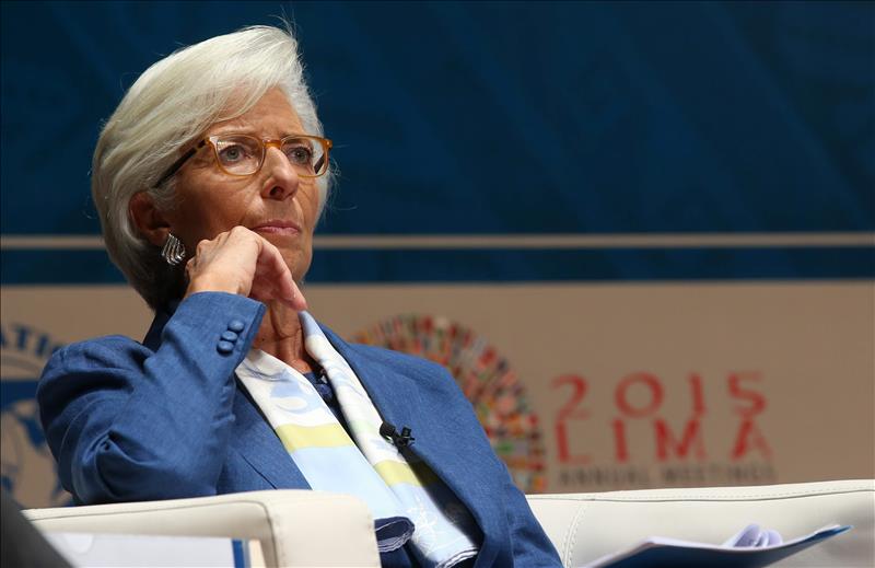 Lagarde pronostica un "crecimiento mundial decepcionante" para 2016