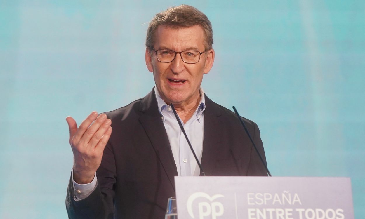 El presidente del Partido Popular, Alberto Núñez Feijóo. EP