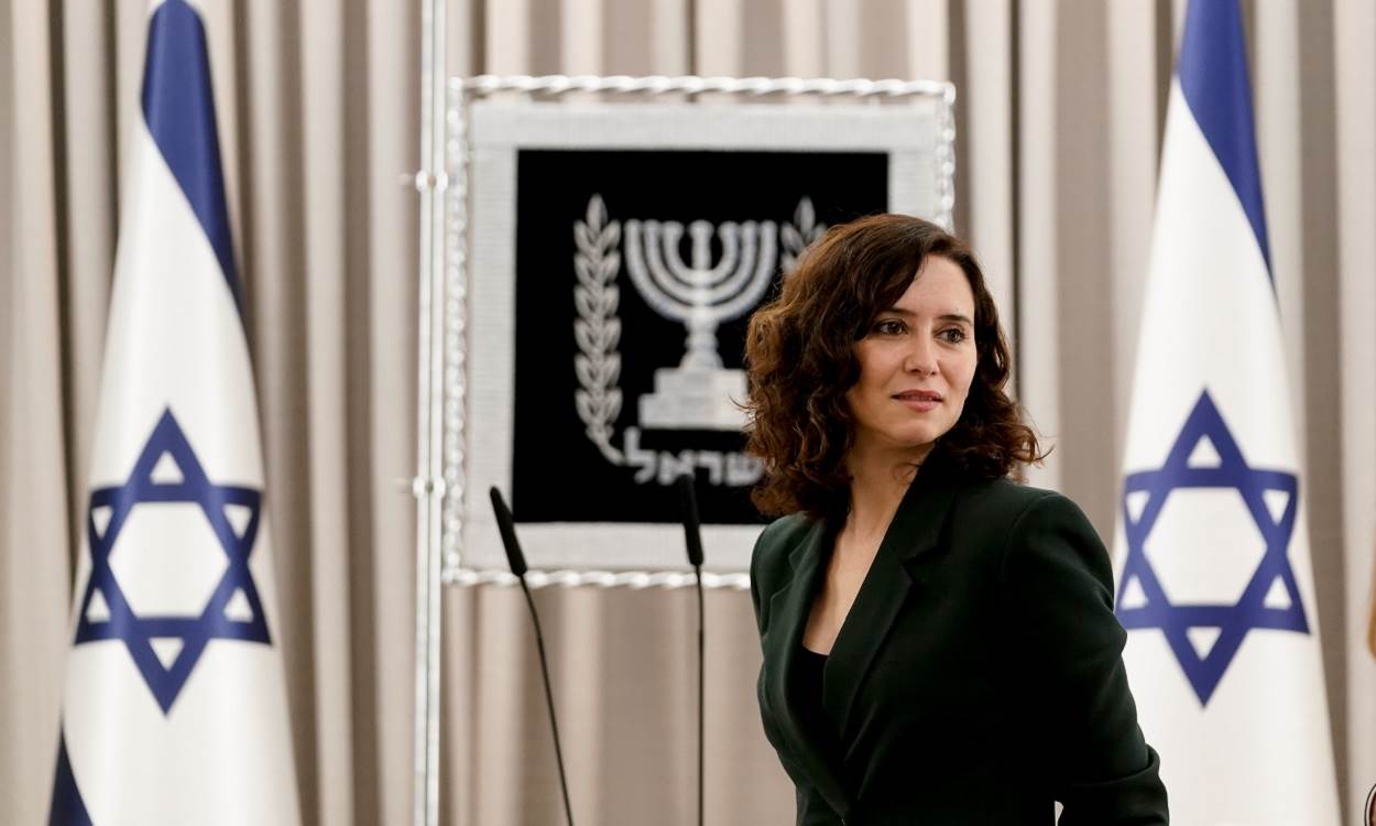 Isabel Díaz Ayuso, presidenta de la Comunidad de Madrid, en su viaje en Israel. PP
