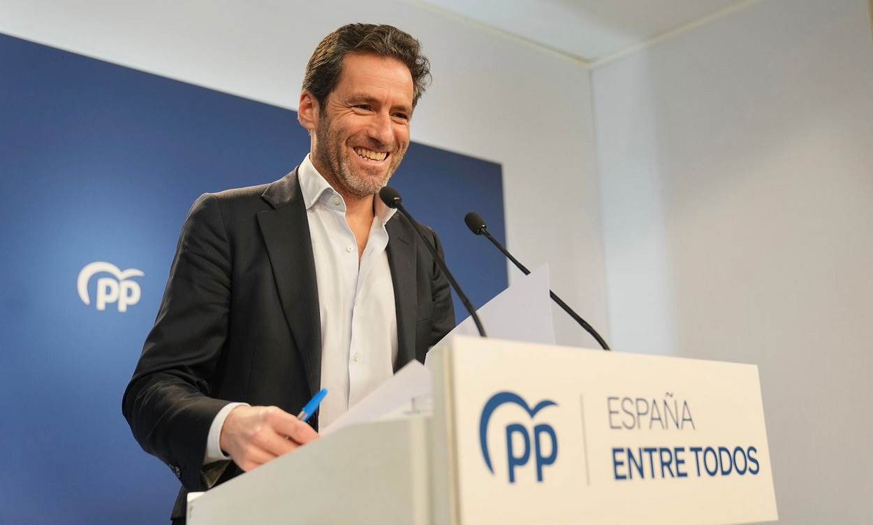 El portavoz del comité de campaña del PP, Borja Sémper. David Mudarra