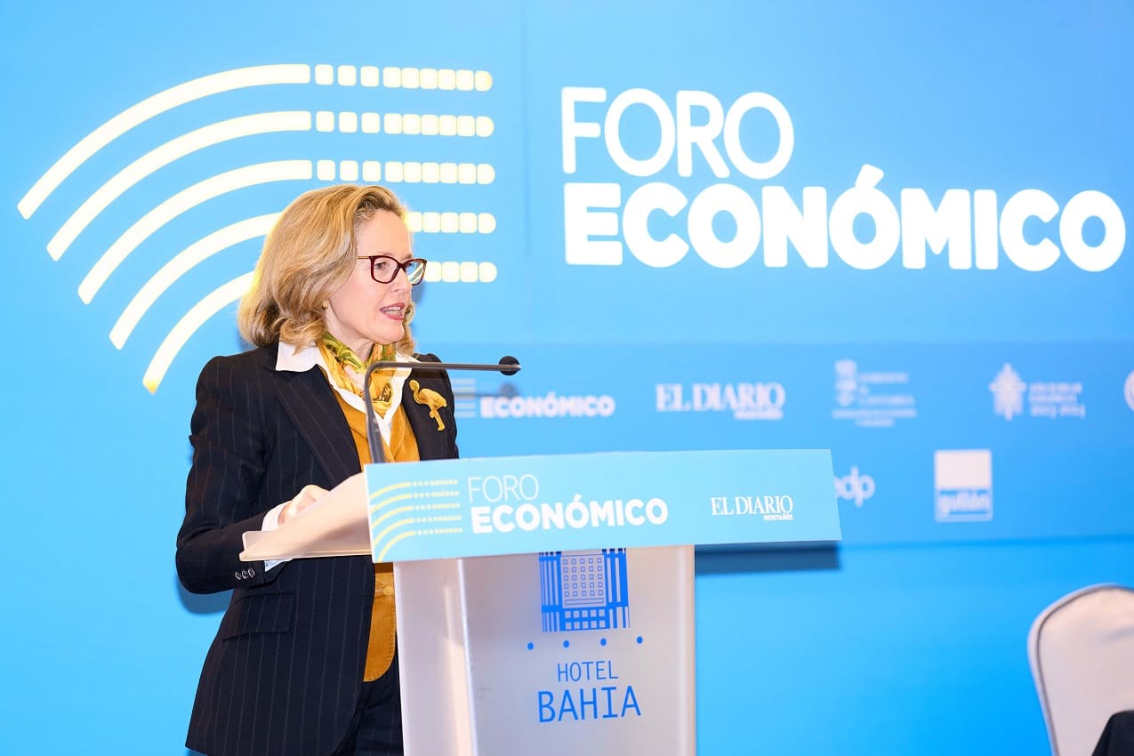 La vicepresidenta primera del Gobierno y ministra de Asuntos Económicos, Nadia Calviño
