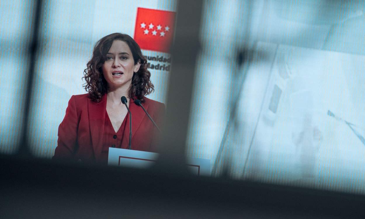 La presidenta de la Comunidad de Madrid, Isabel Díaz Ayuso. EP