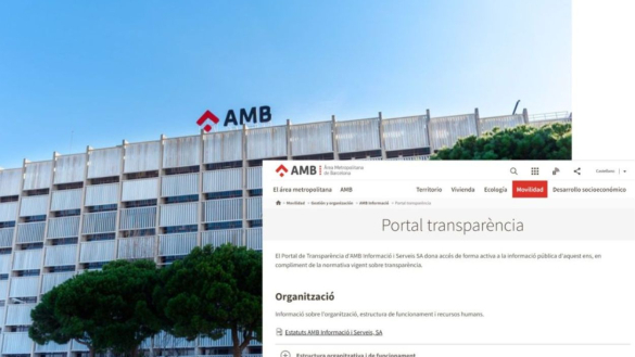 El AMB estrena su nueva web de transparencia con menos datos y ...