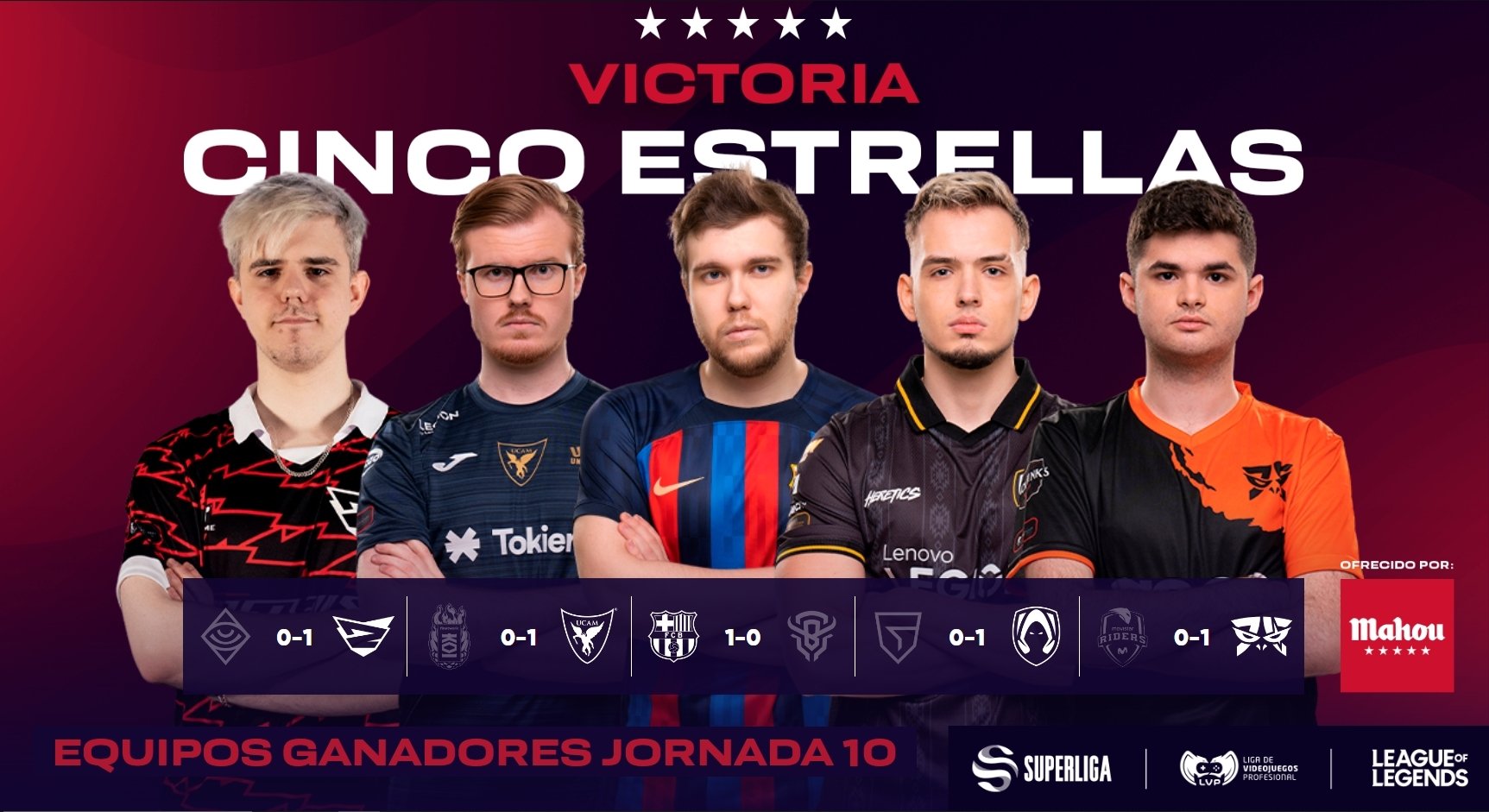 Los Heretics y Rebels Gaming luchan por el liderato de la Superliga