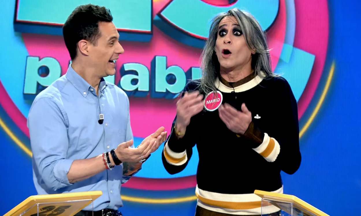 Christian Gálvez y Mario Vaquerizo en '25 palabras'. Telecinco