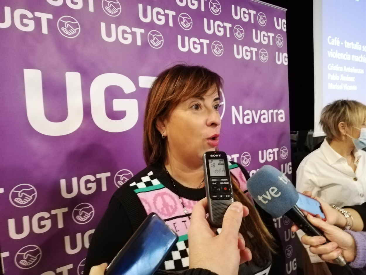 La vicesecretaria general confederal de UGT, Cristina Antoñanzas. EP.