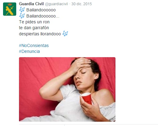 La UniónGC pide responsabilidades por un tuit "machista" en la cuenta oficial de la Guardia Civil