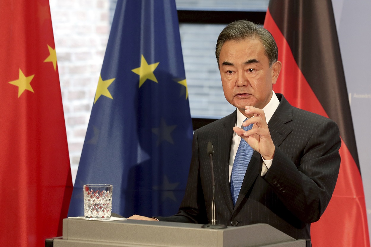 El ministro de Exteriores de China, Wang Yi, en una imagen de archivo. EP.