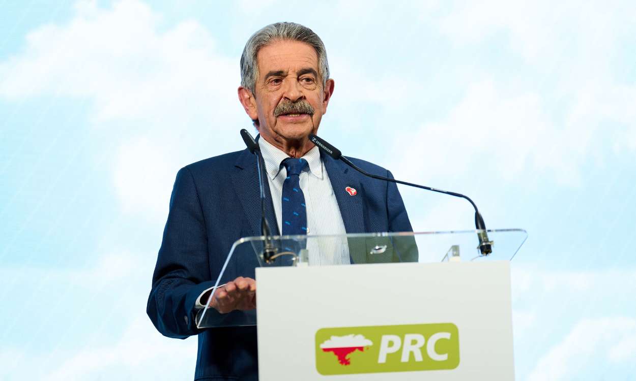 El secretario general del PRC y presidente de Cantabria, Miguel Ángel Revilla. EP